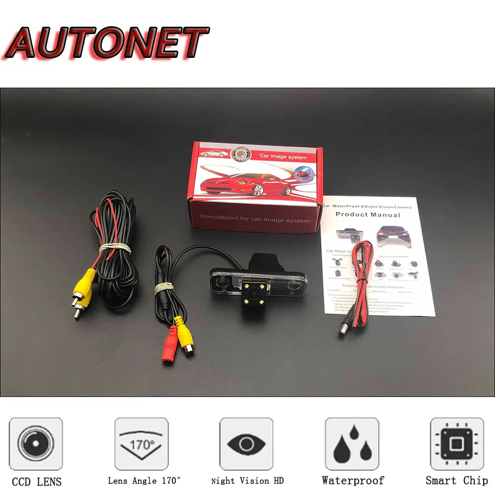 Камера заднего вида AUTONET HD с ночным видением для Hyundai Santa fe 2006 ~ 2012 CCD/номерной знак