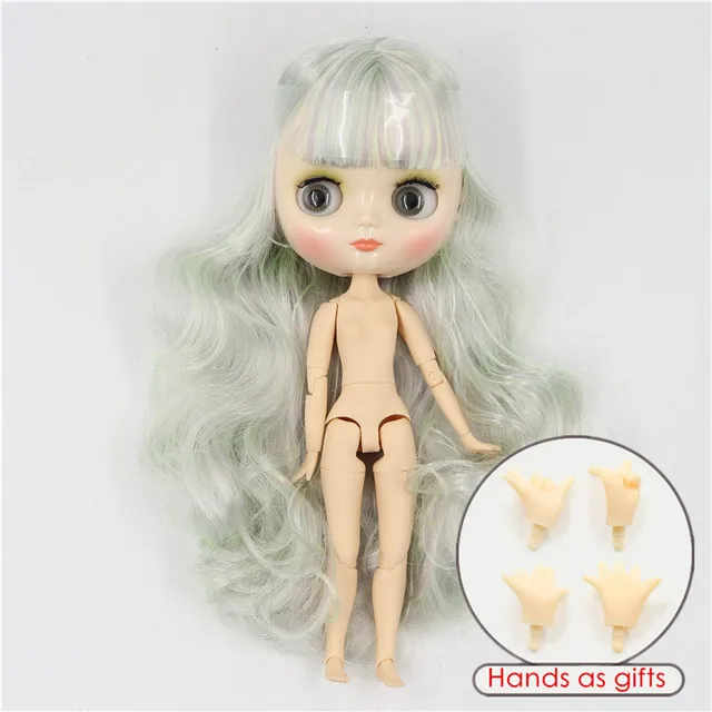 Фабрика blyth middie кукла 1/8 bjd 20 см блестящее лицо шарнирное тело милая игрушка подарок для девочки - Цвет: shiny face P