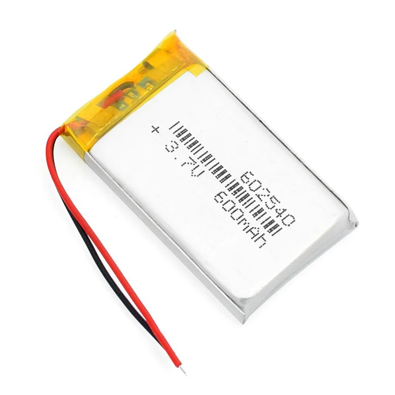 3 7 V 600mAH 602540 полимерный литий ионный/литий ионный аккумулятор для DVR записи MP3 MP4