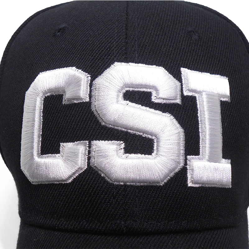 Новинка Csi, армейская тактическая мужская Кепка, уличная стильная бейсбольная кепка с вышитыми буквами, мужская повседневная Кепка Snapback, Кепка для папы