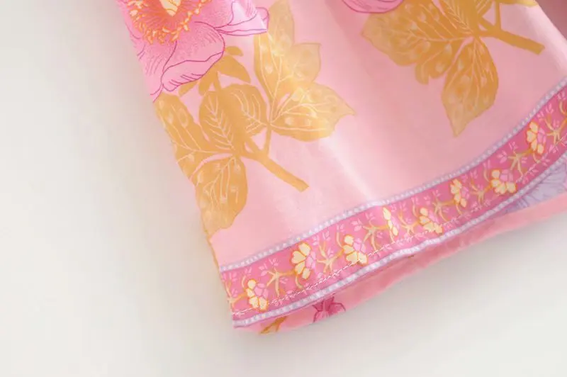 Boho шикарные женские шорты с цветочным принтом и эластичной талией в богемном стиле, женские свободные шорты из вискозного хлопка с оборками и кисточками