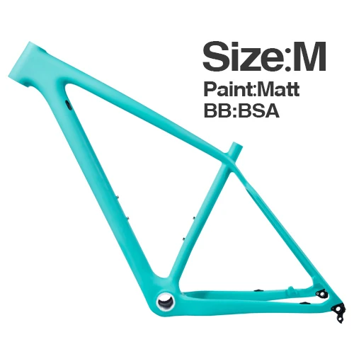 M Green Matte Новая 29 дюймовая углеродная рама для велосипеда 148*12 мм MTB велосипедная рама UD матовая/глянцевая 29er S/M/L велосипедная Рама для горного велосипеда BSA - Цвет: M Green Matte