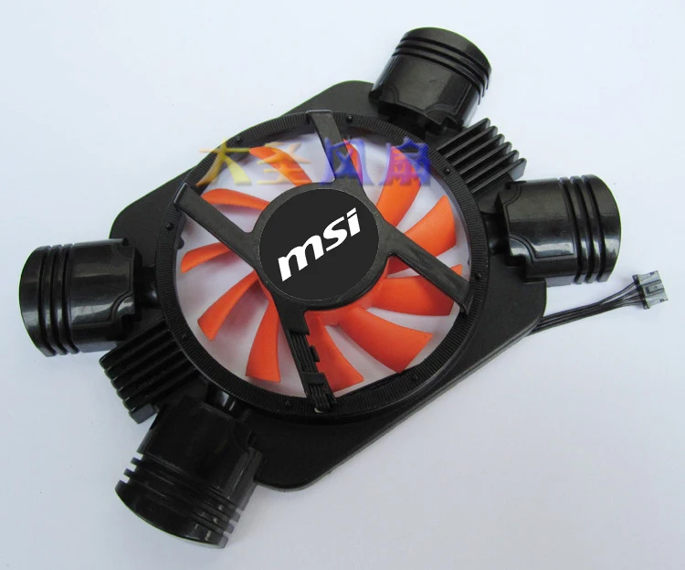 Оригинальный Графика карты вентилятор охлаждения PLA08015S12HH 12V 0.35A FONSONING