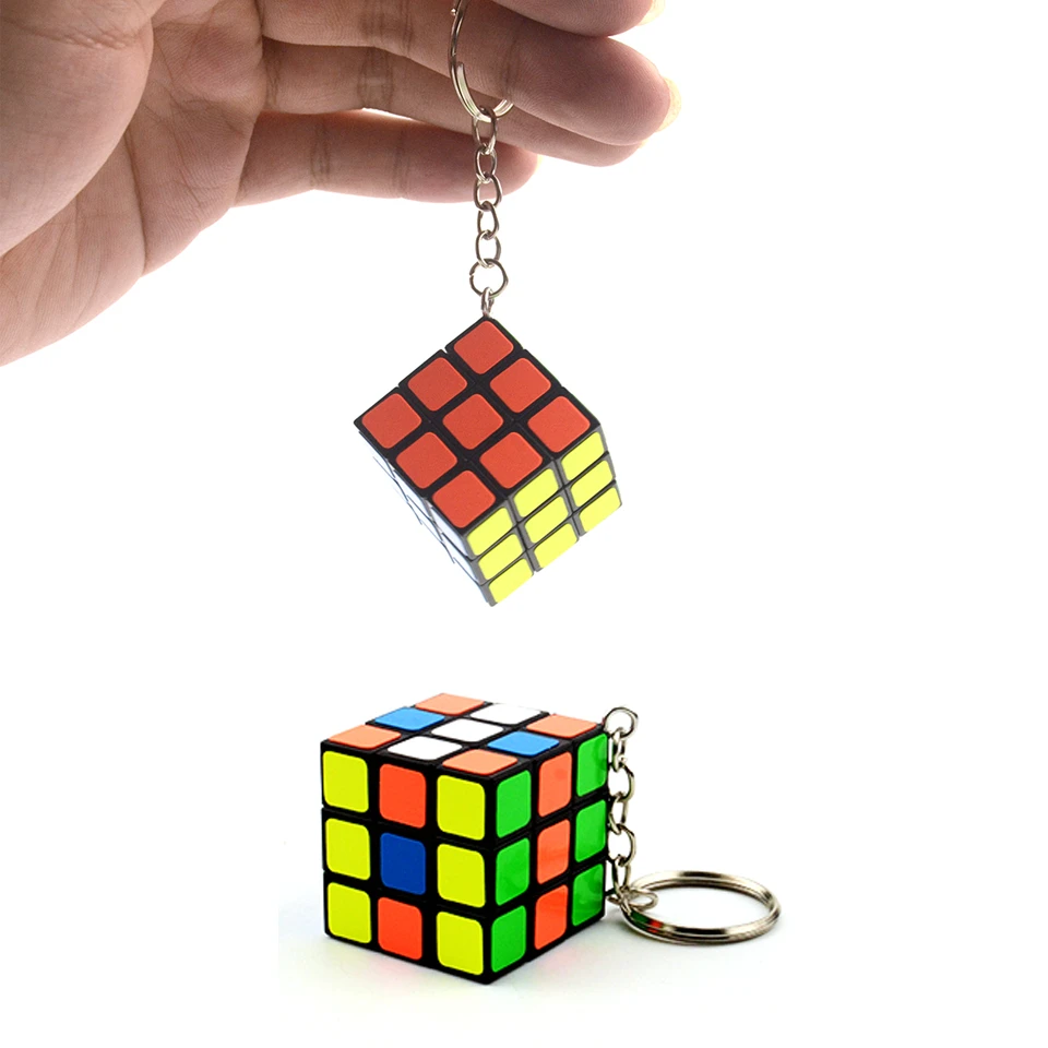 Новый магический куб 3*3*3 Мини Портативный Карманный Брелок Magico Cubo