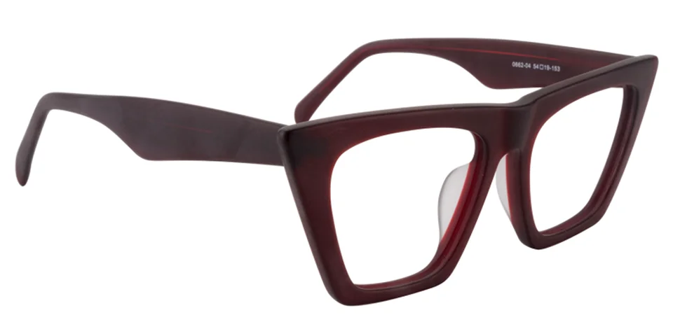Zeelool Stylish Acetate Cat Eye Glasses Frame for Women with Non-prescription Clear Lens Cecile FP0662