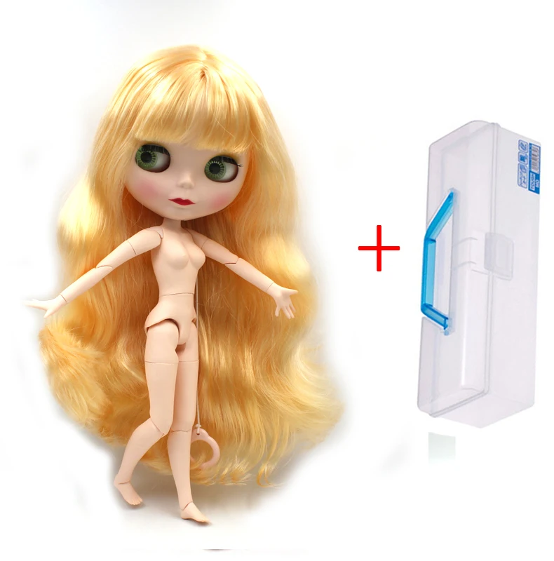 Blyth BJD куклы Обнаженная кукла blyth индивидуальные кофе мышцы могут изменить макияж
