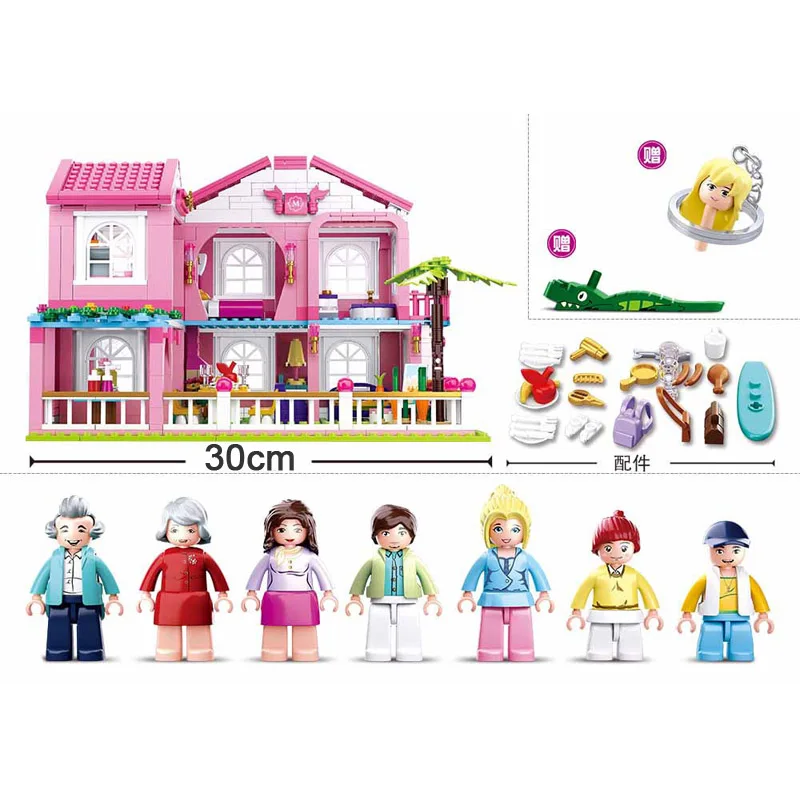 Kitoz DIY кукольный домик миниатюрная Маленькая комната коробка Кукольный дом Вилла