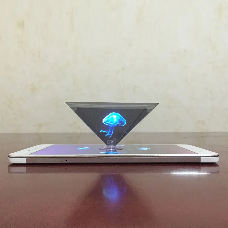 3D Голограмма Пирамида дисплей проектор видео Стенд Универсальный Мини Прочный