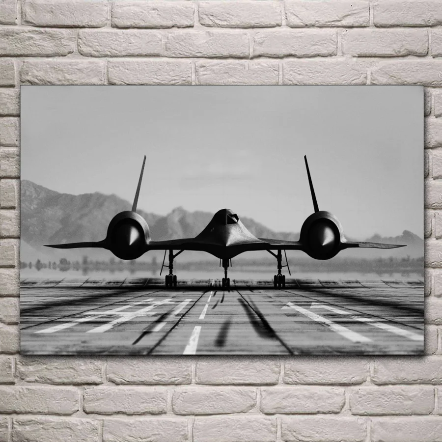 

lockheed sr 71 blackbird the scout aircraft fabric posters on the wall picture home art living room decoration JZK721