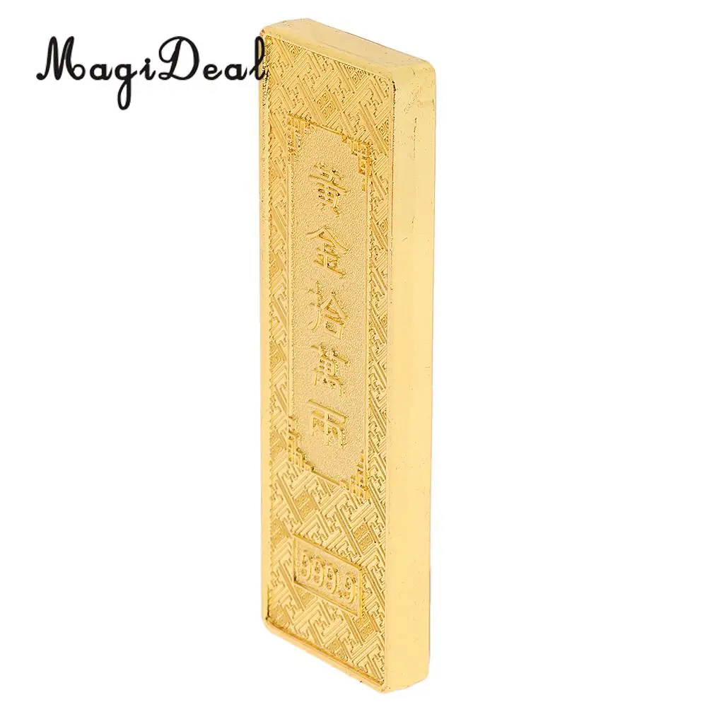 Китайский фэн-шуй Лаки поддельные золотые слитки художественное украшение с