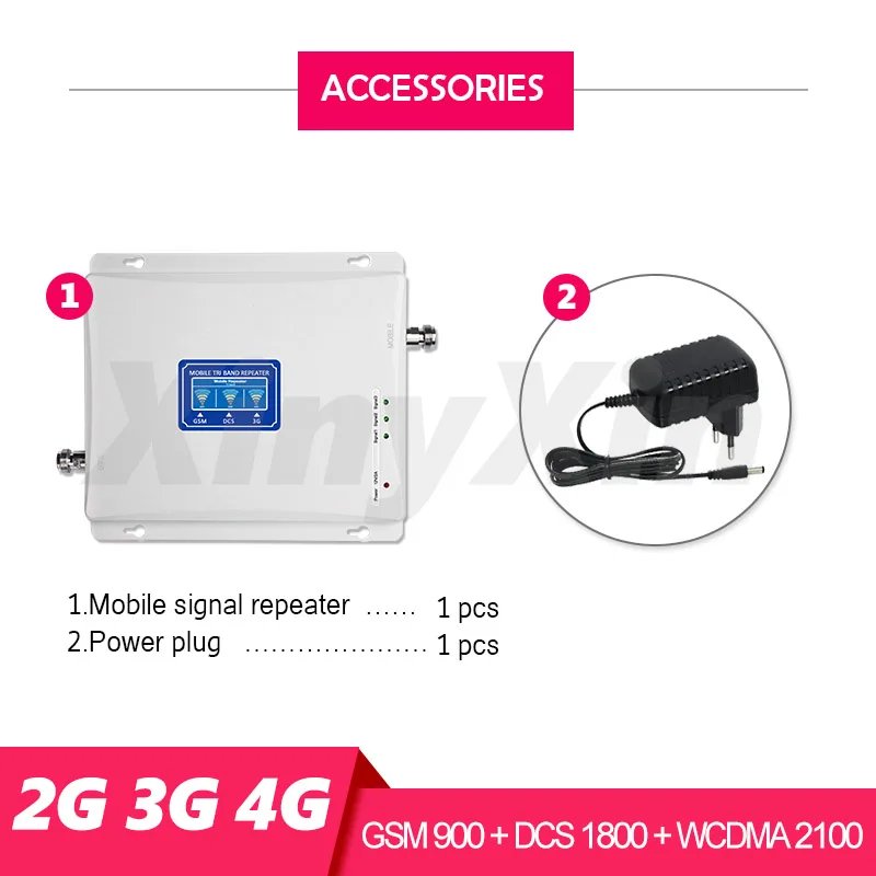 Трехдиапазонный усилитель сотовой связи сигнала 2g 3g 4g GSM LTE ретранслятор