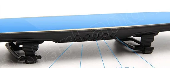 

free shipping Full Car DVR Camera 5 Inch Rearview Mirror Digital Video Recorder dual lens Registrar Camcorder night vision