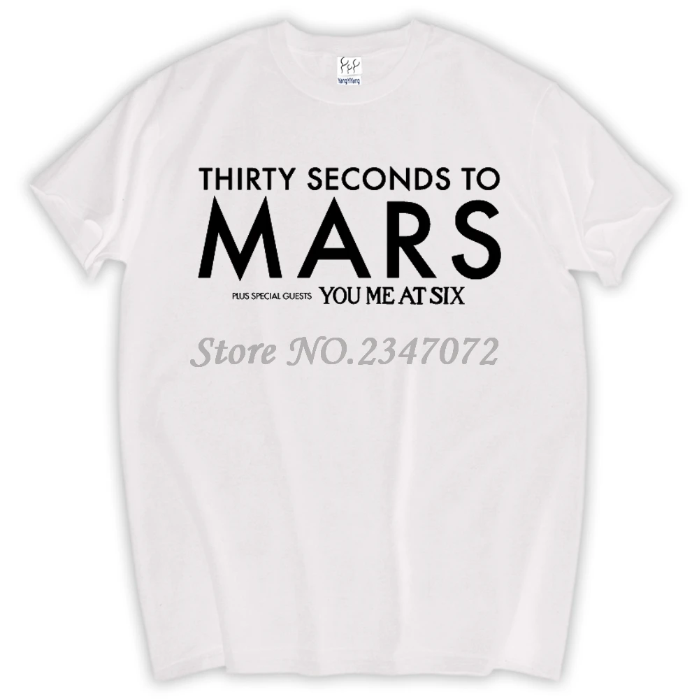 Новая Черная футболка Джаред LETO 30 SECONDS TO MARS WORLD TOUR Альтернативная рок | Мужская