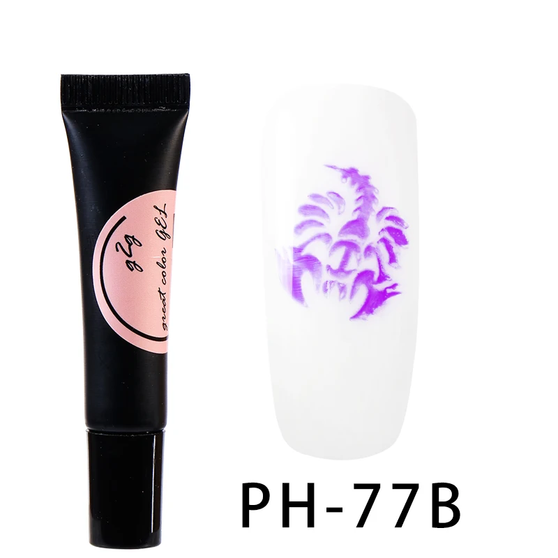 PH-77B Гель-лак для ногтей Girl2girl дизайн ногтей штамп гель УФ-гель для ногтей долговечный блестящий гель высокого качества Официальный магазин - Цвет: PH-77B