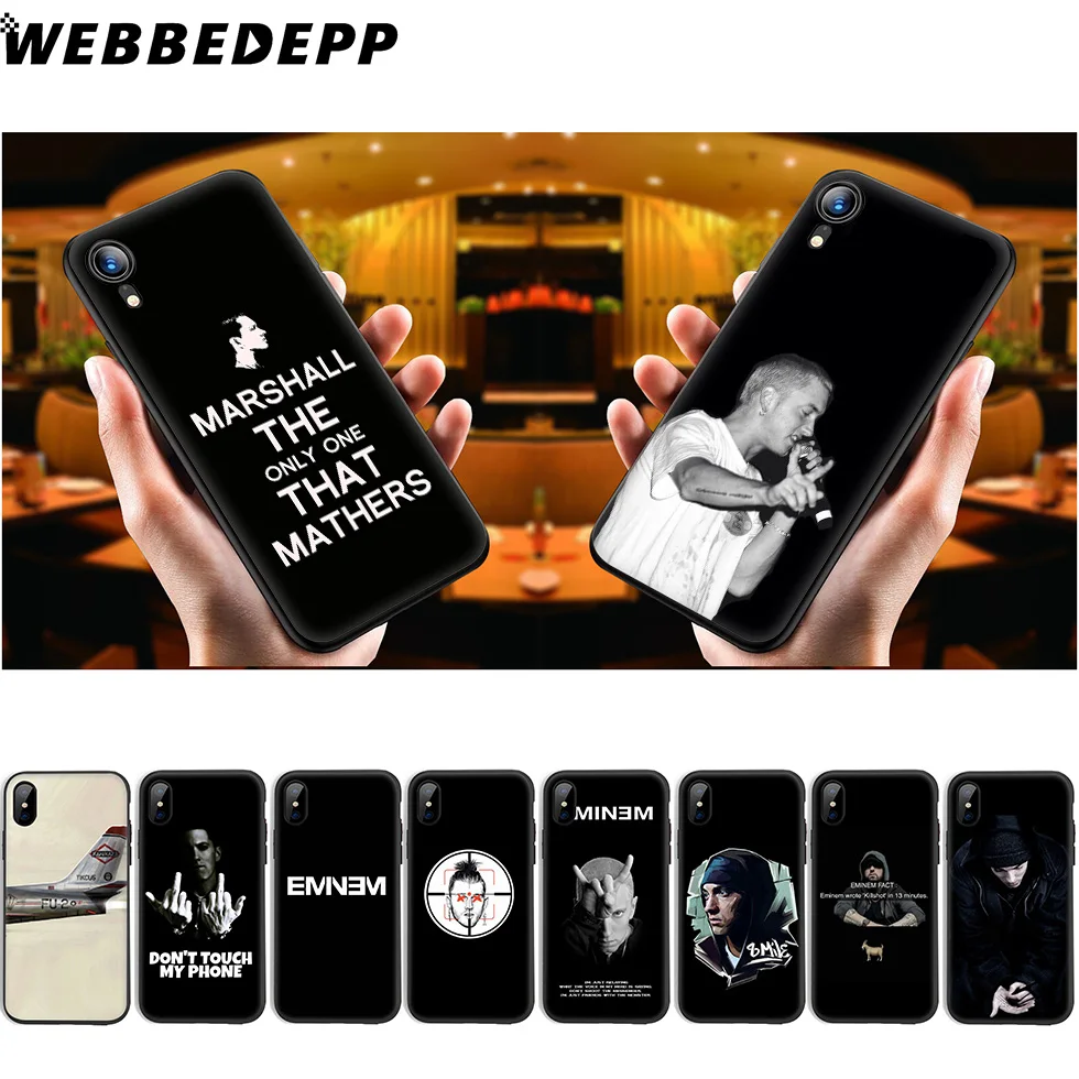 Мягкий силиконовый чехол WEBBEDEPP Eminem Rap God для iPhone 11 Pro Xr Xs Max X или 10 8 7 6 6S Plus 5 5S SE Case |