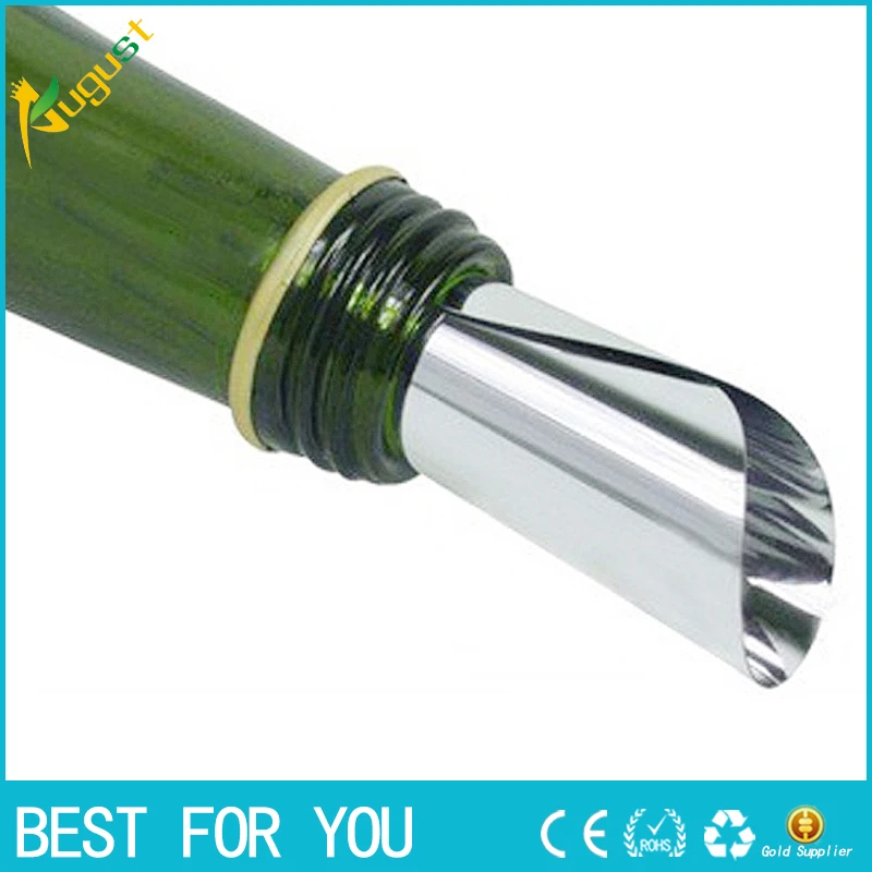 100 шт./лот практичный дисковый пончик для вина фольга виски стоп капельный носик