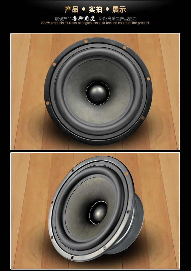 SV 6,5 дюймов коаксиальный полный спектр динамик HiFi мягкий теплый человеческий звук Pmax 80 Вт 6ohm Vas 22,7 резиновый край Заводская распродажа