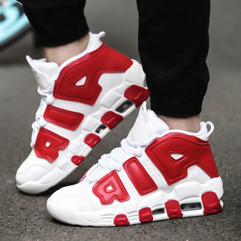 Мужская Осенняя прогулочная обувь Air Sports More Uptempo легкие кроссовки для женщин