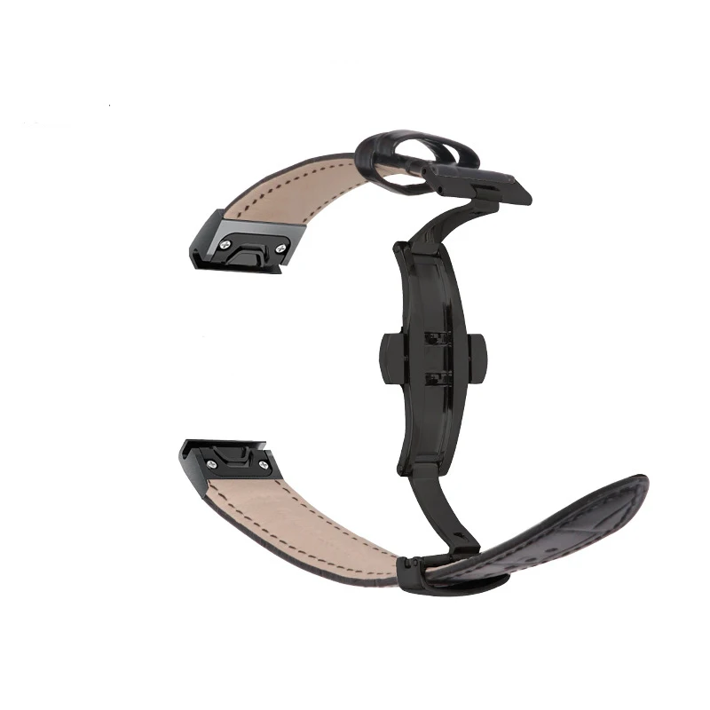 26/22/20 мм кожаный ремешок для смарт-часов Garmin Fenix 5X/5S/Fenix 3/Forerunner 935/Fenix 5 Группа Quick Fit