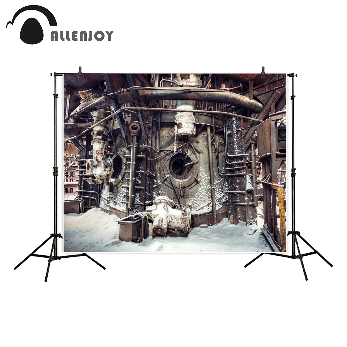 Allenjoy фон для фотостудии панк Паровая плита винтажный металлический фотосъемки