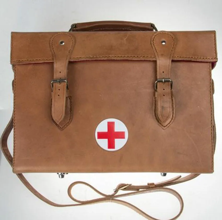 КИТАЙСКАЯ сумка с коммунистическим узором WW2 кожаный медицинский шкаф CN|ww2 bag|cn |