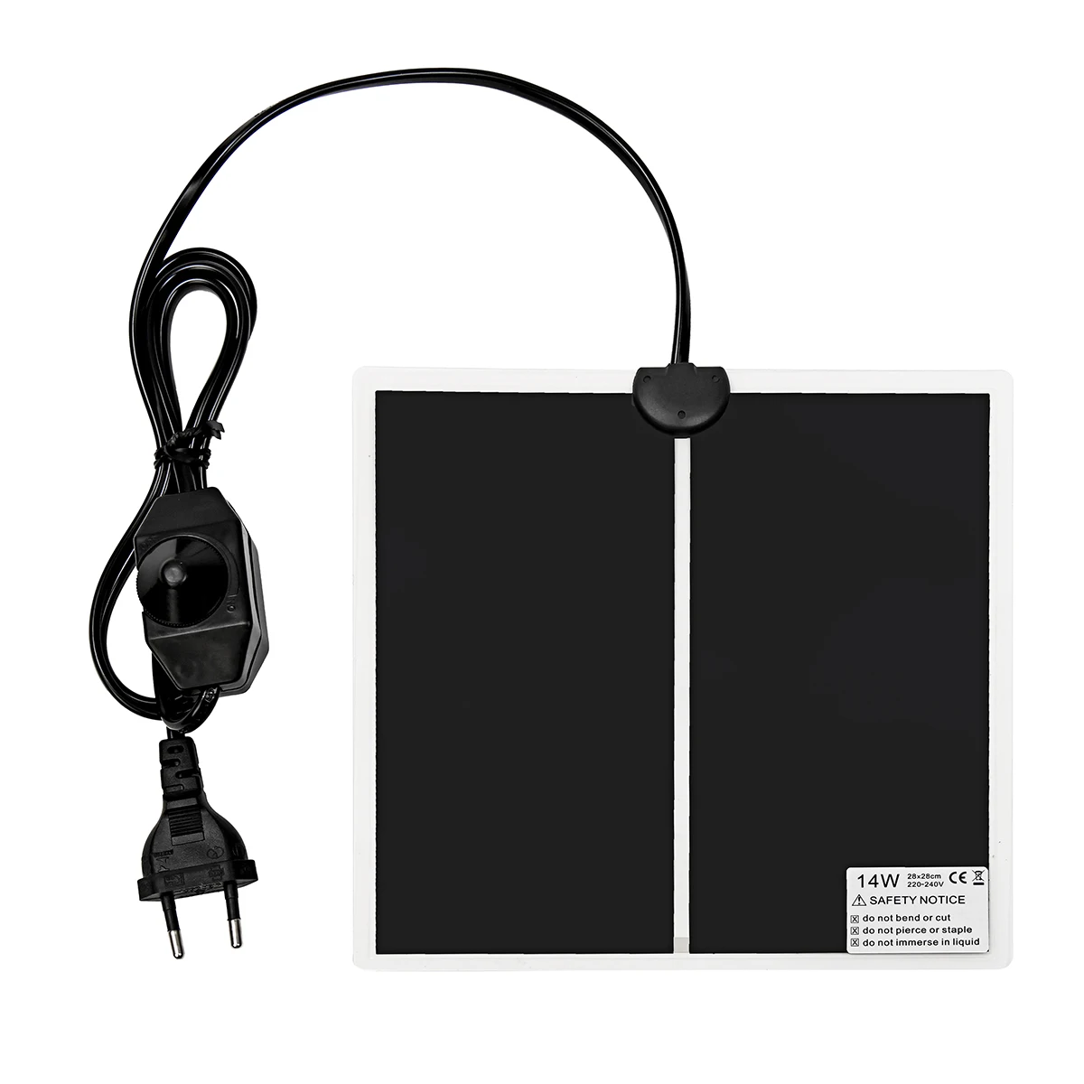 14W ПЭТ рептилий тепловой коврик Террариум лазание нагревательные теплые прокладки 5-45 Вт настраиваемый регулятор температуры коврики рептилии аксессуары - Цвет: 14W