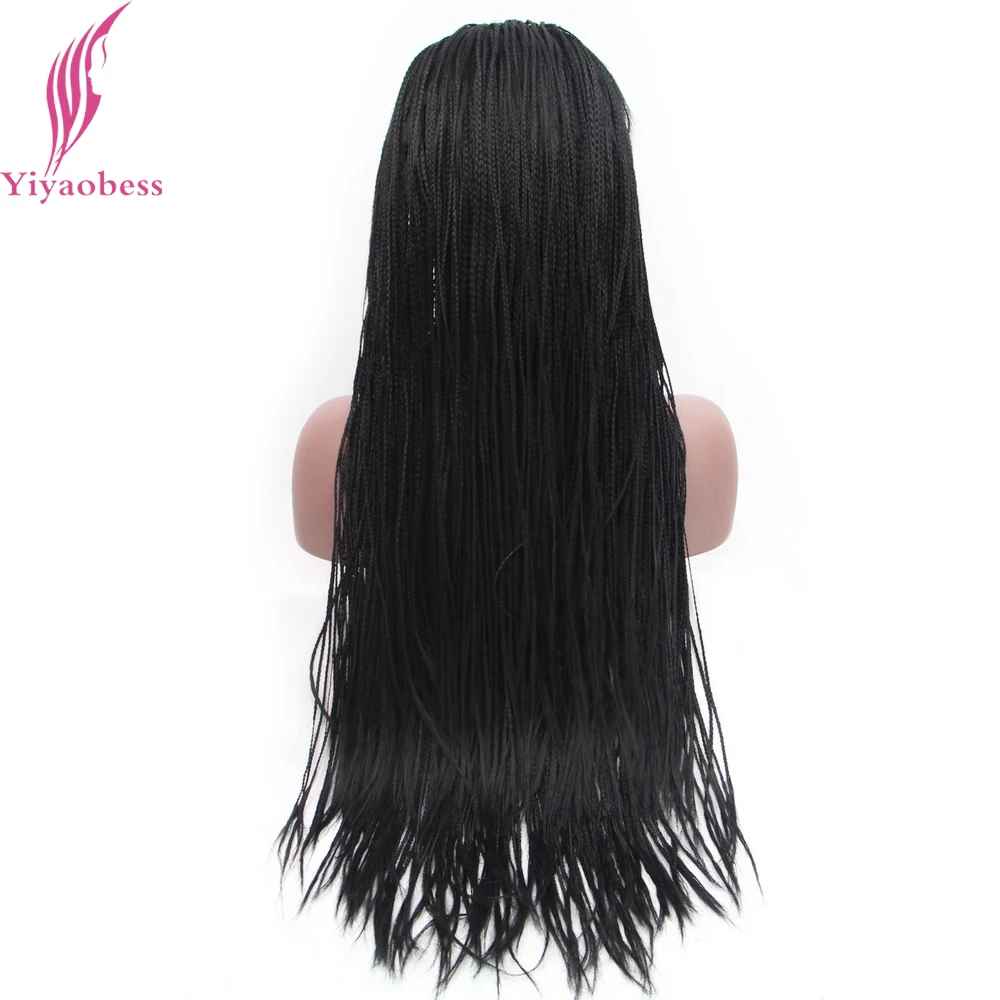 Yiyaobess 1 # афроамериканский Плетеный парик на сетке термостойкие синтетические