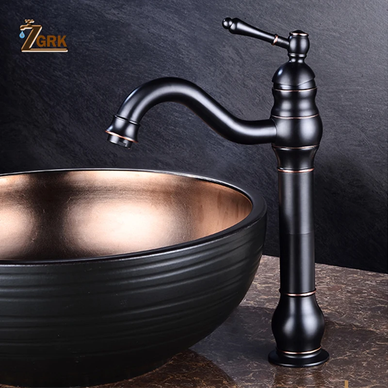 antique copper bathroom faucets basin faucets brass oil rubbed bronze black faucet bathroom hand shower hot cold mxier water tap free global shipping