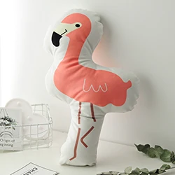 Flamingo Плюшевые мягкие Фламинго кактус Snowberg Облако Подушка животные растения декоративная подушка для детской кроватки диван-4 вида - Цвет: Flamingo
