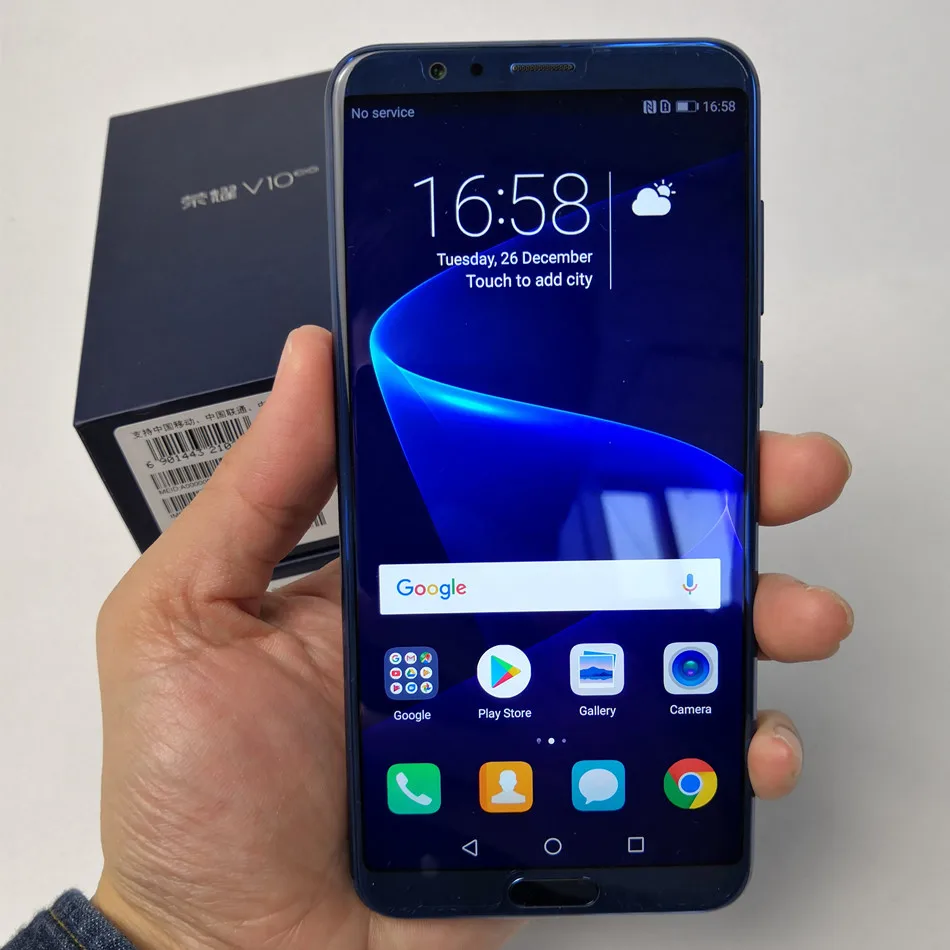 Huawei Honor V10 6 ГБ 64 Глобальный firmwarm NFC Смартфон вид 10 3750 мАч Android 8 0 AI процессор 5 99