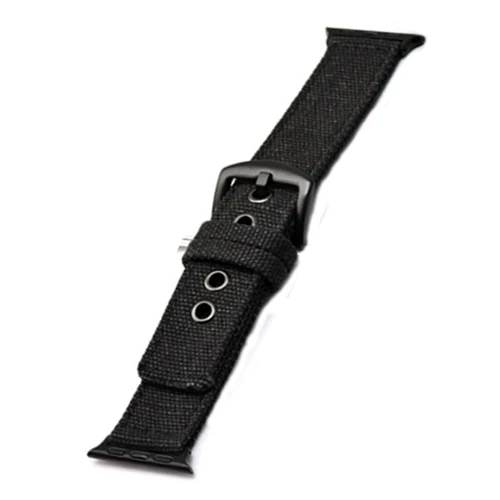 black Black buckle Спортивный нейлоновый ремешок для apple watch, ремешок для apple watch 5, 4, ремешок 44 мм, 40 мм, iwatch, ремешок 42 мм, 38 мм, браслет correa pulseira, ремешок для часов - Цвет ремешка: black Black buckle