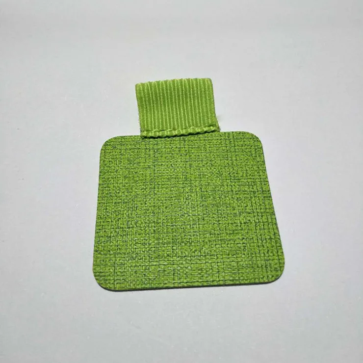 Square-Grass green Climemo 3 шт. самоклеющаяся кожаная клипса карандаш эластичная петля для ноутбуков журналов вен Тип модный подарок День святого Валентина - Цвет: Square-Grass green