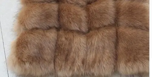 Новинка, плотное зимнее пальто с капюшоном, пальто из искусственного меха, пальто из меха лисы, большие размеры 4XL, пальто более размера - Цвет: Khaki
