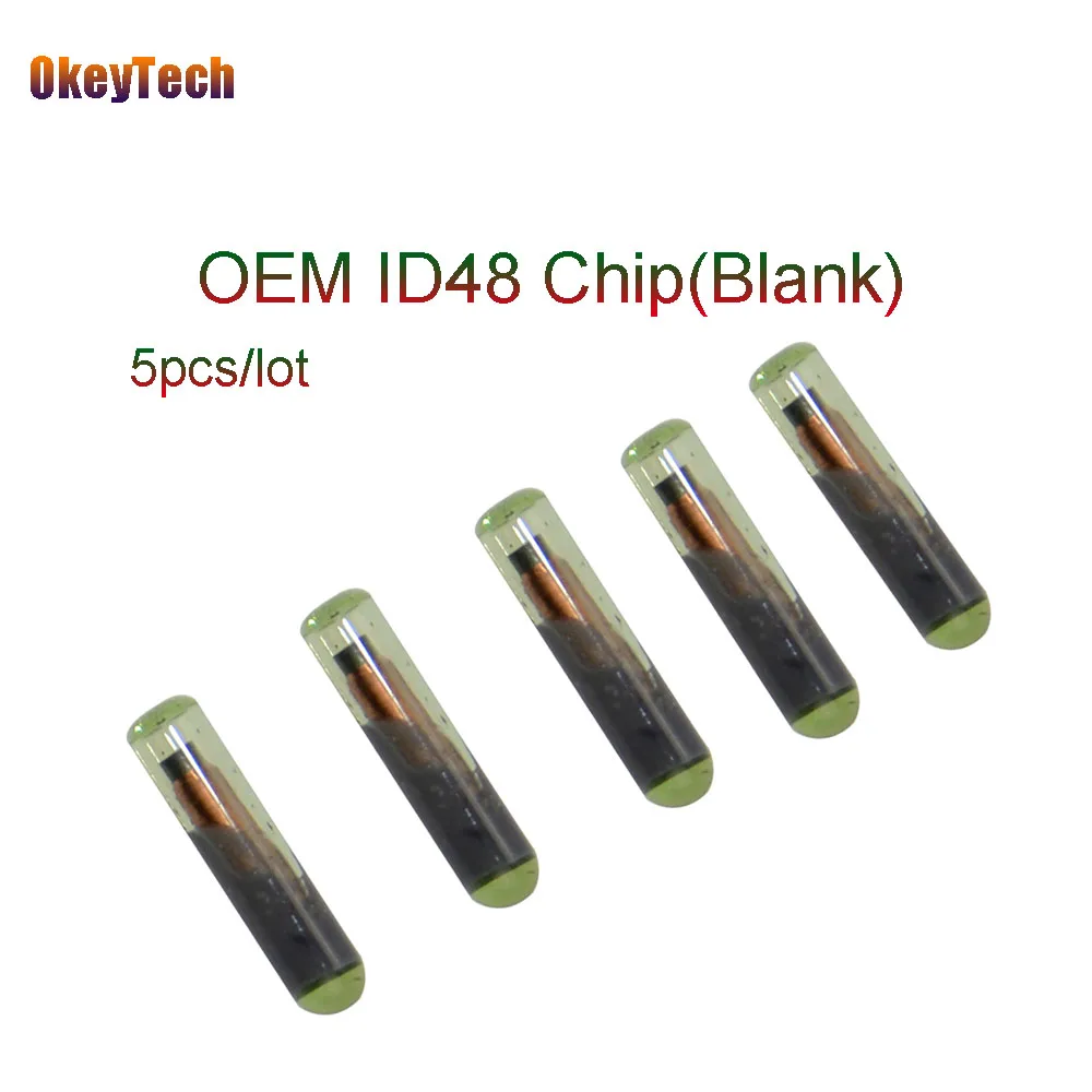 OkeyTech 5 шт./лот ID48 чипы для ключей автомобиля чип без надписей OEM разблокировки