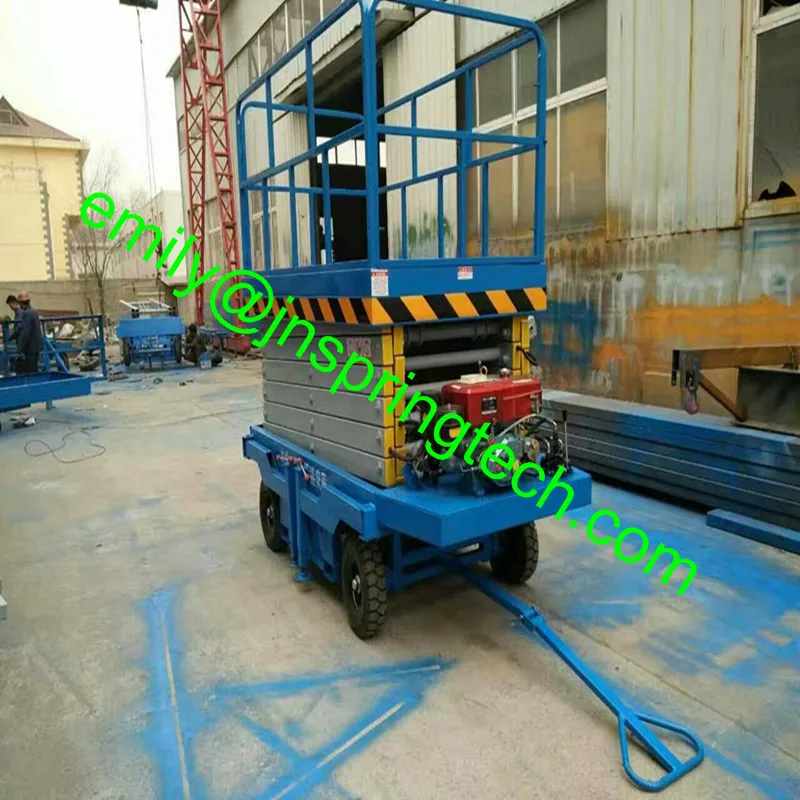 10m 300kg electric scissor lift platform for cargo | Car Jacks &amp Lifting Equipment
