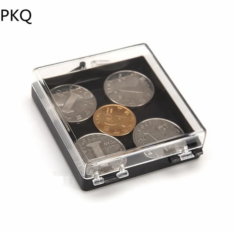 Новинка 1 шт./лот капсулы для монет держатели сбора небольших квадратных