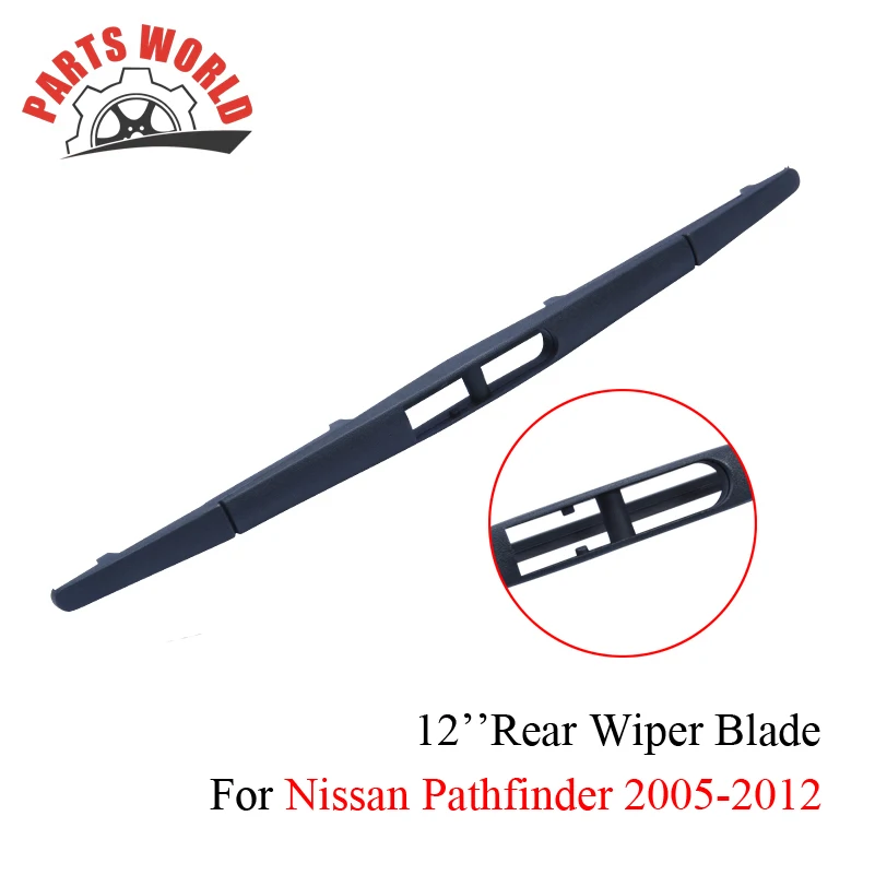 Группа силиконовых резиновых передних и задних дворников для Nissan Pathfinder 2005-2012.