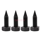 Резьба M10 железная акустические шипы изоляционная подставка инструмент для монитора Hifi аудио усилитель сабвуфера ножки конуса Регулируемая по высоте 42 мм