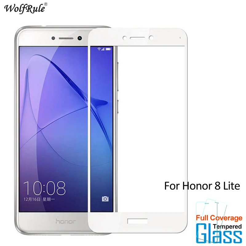 Защитное стекло для Huawei Honor 8 Lite закаленное стеклянная пленка телефона P8 lite