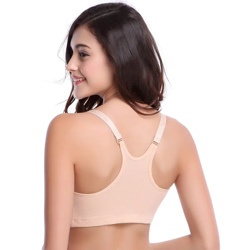Бюстгальтеры для женщин хлопковый бюстгальтер с пряжкой спереди беременных