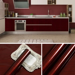 Краски обои шкаф мебель ремонт наклейки Шкаф Декоративные сплошные цветные настенные водостойкие наклейки