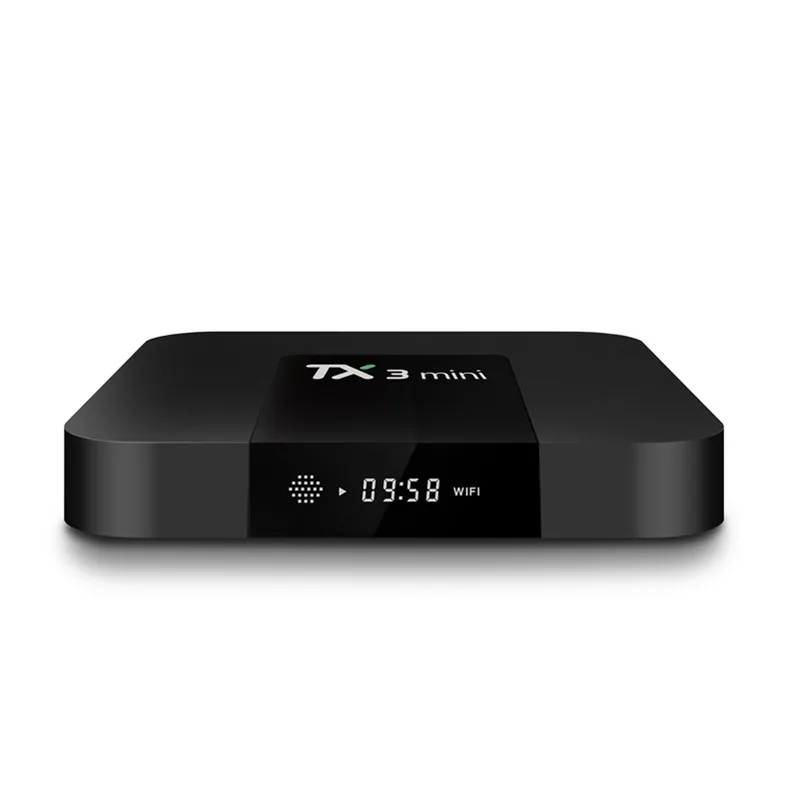 Wechip TX3 Мини Android 7,1 Смарт ТВ приставка 1 ГБ/2 ГБ 16 ГБ Amlogic S905W четырехъядерный процессор поддержка H.265 4K медиаплеер PK H96 PRO ТВ приставка