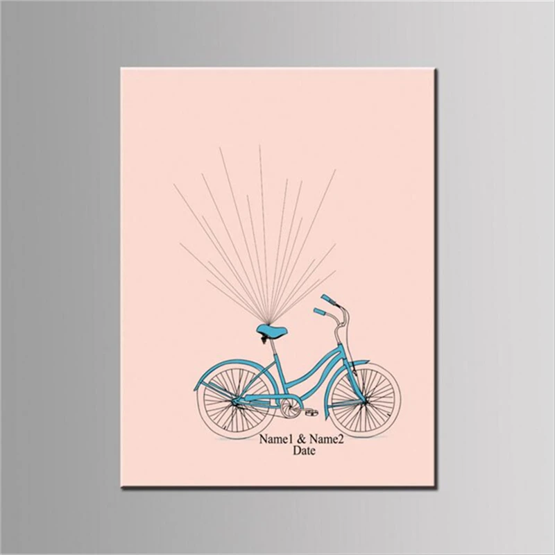 1 шт. персонализированная Гостевая книга с отпечатком пальца | Дом и сад