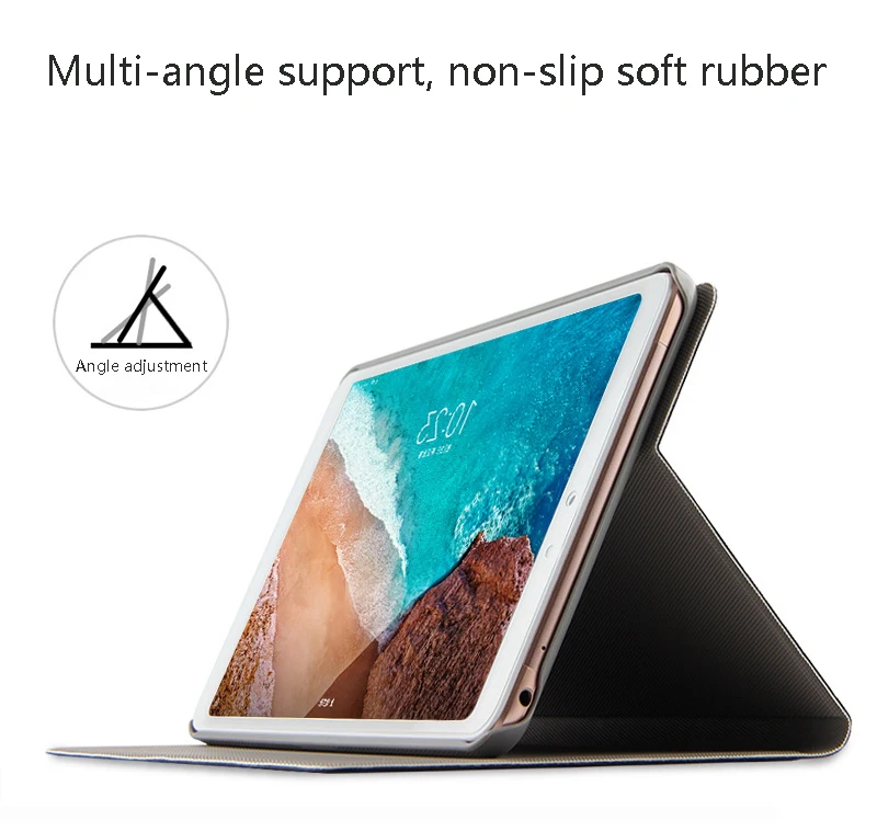 Для Xiaomi mi pad 4 смарт-чехол для планшета силиконовый чехол из искусственной кожи флип-чехол для mi PAD 4 рукав " полный защитный чехол