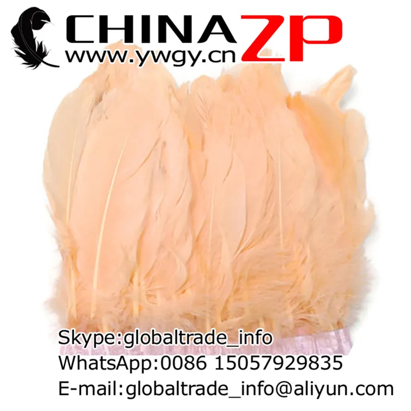 10 ярдов/партия персиковые гусиные перья|goose feathers|goose feather trimfeather trim |