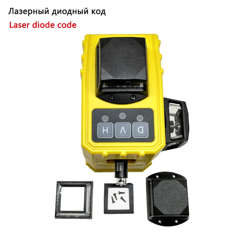 XEAST XE-61A лазерный уровень 12 линий 360 самонивелирующийся перекрестный 3D лазерный уровень красный луч с 40 м лазерный дальномер
