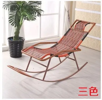 Кресло-качалка для взрослых кресло из ротанга шезлонг отдыха на балконе | Мебель