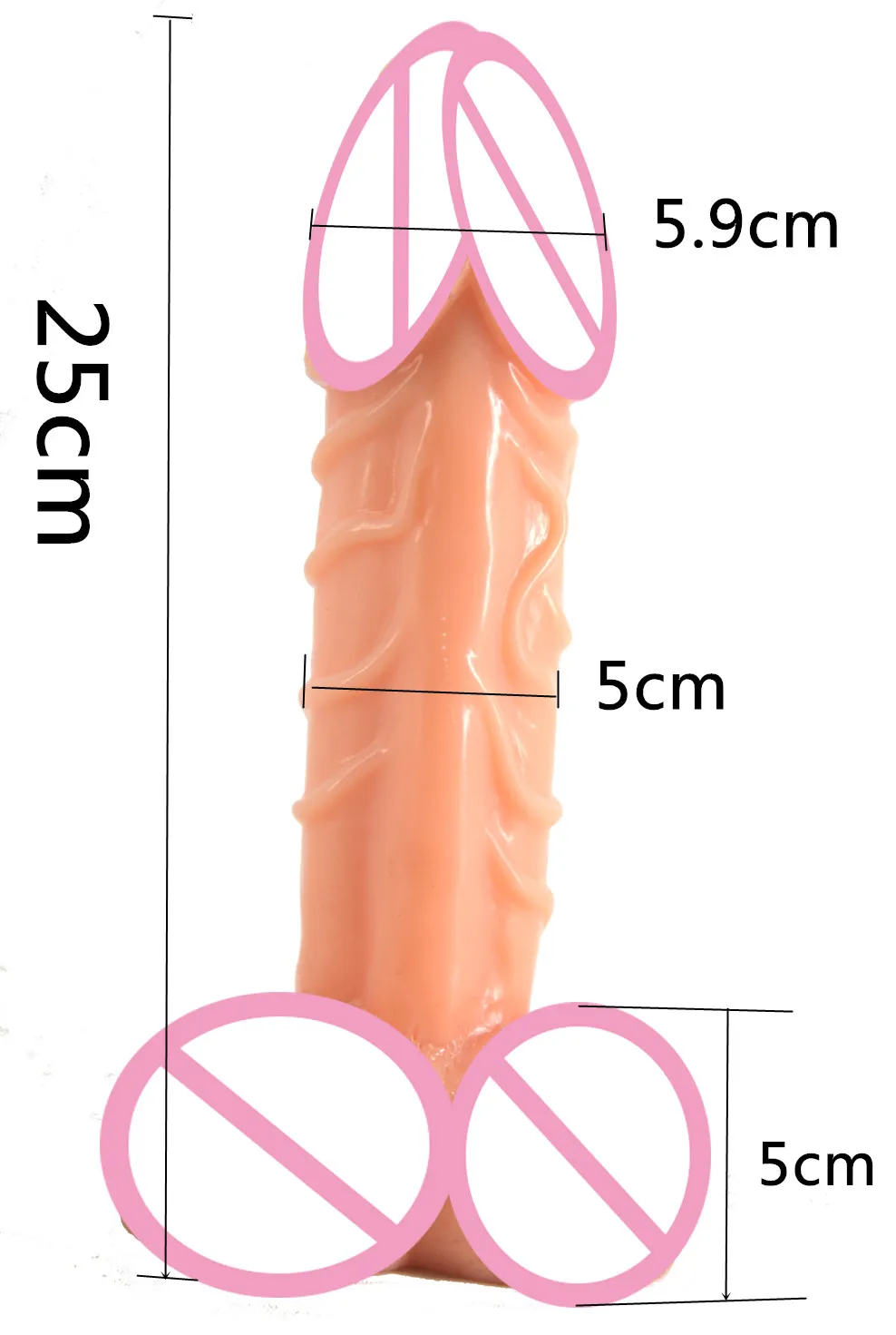FAAK реалистичный фаллоимитатор искусственный пенис секс игрушка для женщин