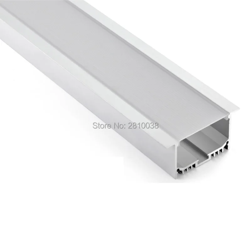 10X1 м комплектов/партия поверхностного монтажа алюминиевый профиль для