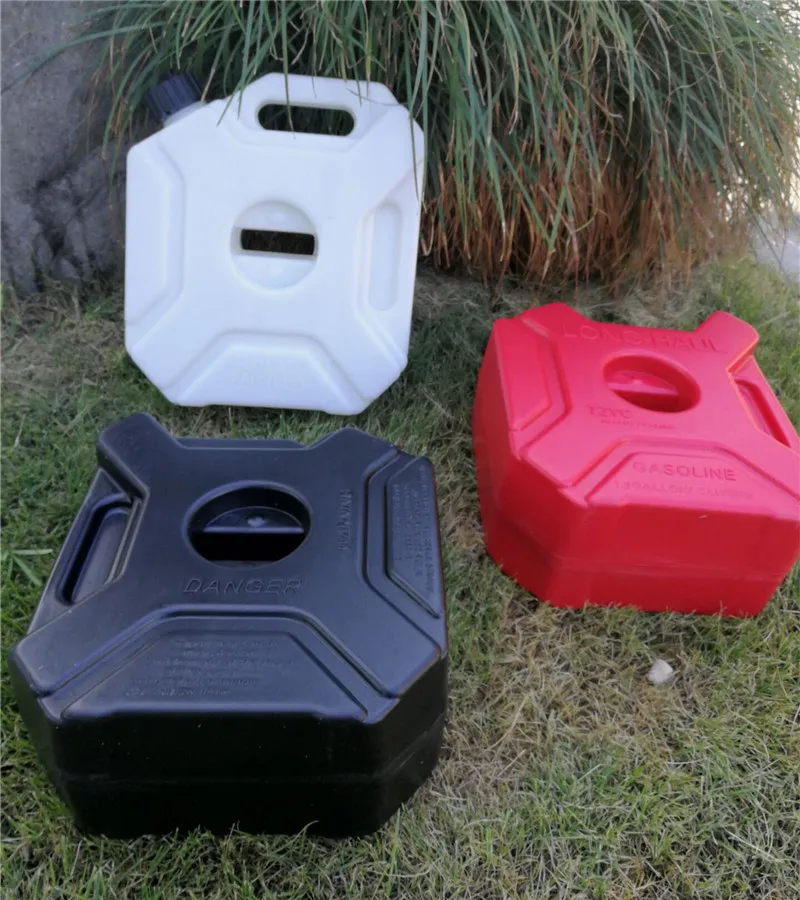 5 литров черного топлива канистра запасные пластиковые бензиновые баки Jerrycan крепление мотоцикла газовые масляные баки крепление автомобиля газ бензиновая банка